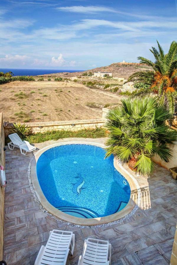 Il-Veduta Holiday Farmhouse With Sunny Private Pool In Island Of Gozo Għarb Εξωτερικό φωτογραφία